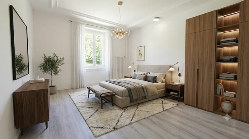 Magnifique appartement de 3 pièces entièrement rénové avec balcon - Le Locle (7)