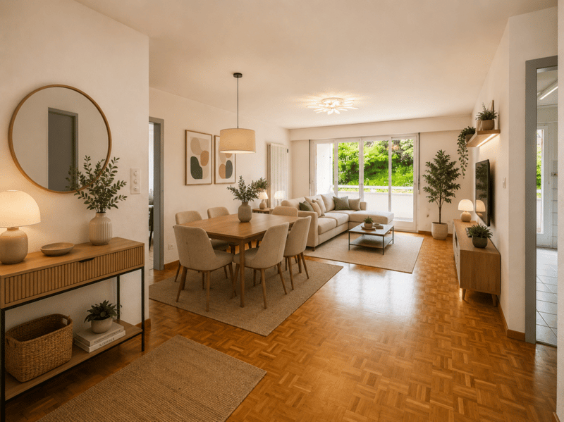 Appartement de 3 pièces avec véranda et situation privilégiée (5)