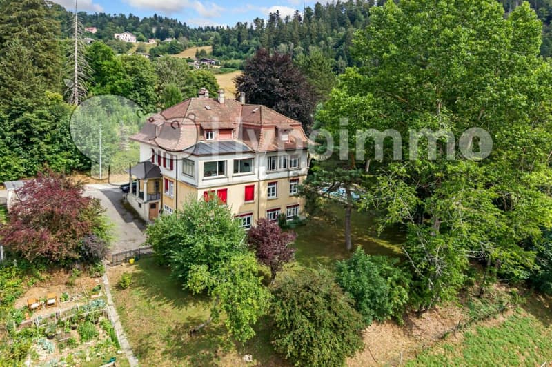 Maison de maître de 4 appartements avec piscine (1)