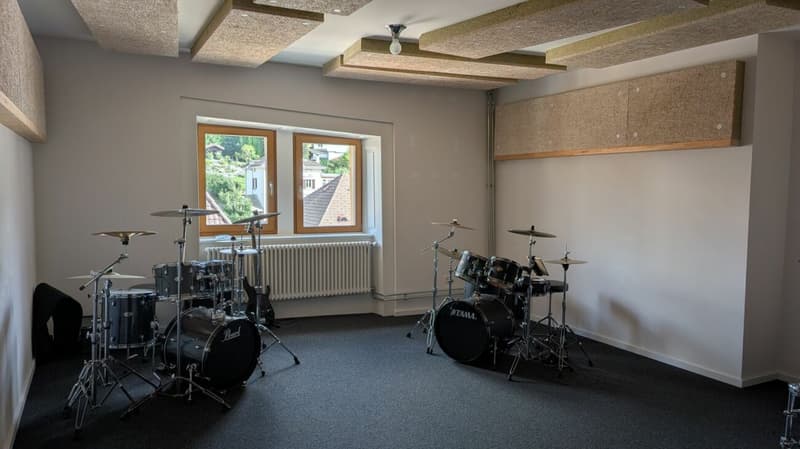 Local de musique dans le bâtiment de l'Ancienne Poste du Locle (2)