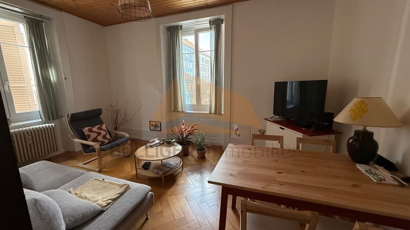 A VENDRE CHARMANT APPARTEMENT DE 2,5 PCS  AU 1er ETAGE (7)