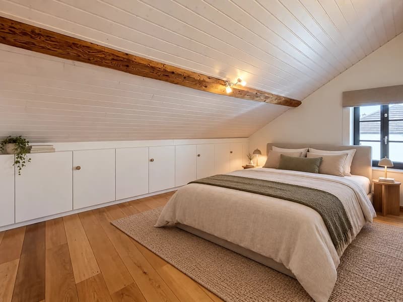 Appartement de charme sous les toits ? Au coeur du Vieux Meyrin (5)
