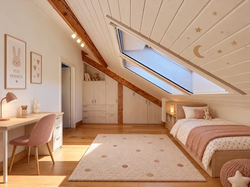 Appartement de charme sous les toits ? Au coeur du Vieux Meyrin (4)