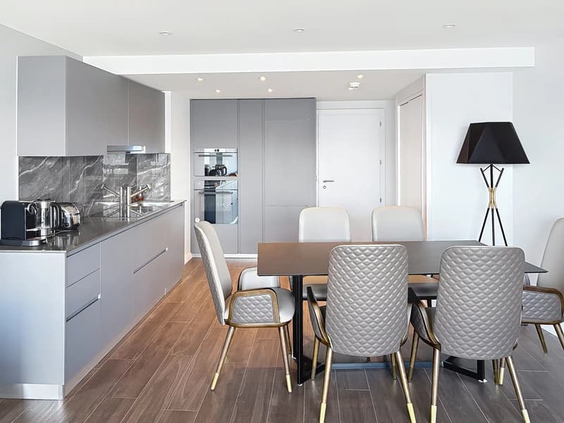 Deux magnifiques appartements de standing reliés avec une vue panoramique sur les Alpes (10)