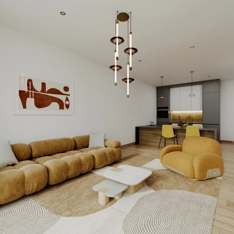 Appartement de 2.5 pièces à Corcelles avec vue lac et alpes (3)