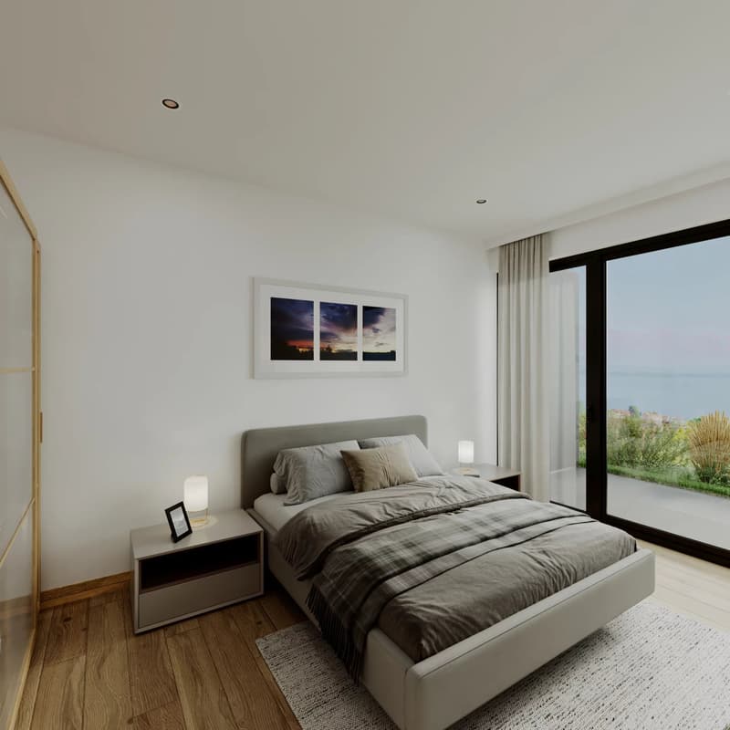 Appartement de 2.5 pièces à Corcelles avec vue lac et alpes (4)