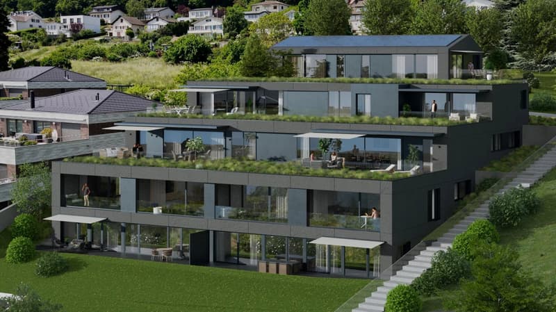 Appartement de 2.5 pièces à Corcelles avec vue lac et alpes (5)