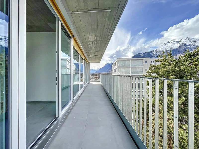 Attique lumineux avec vaste balcon (10)