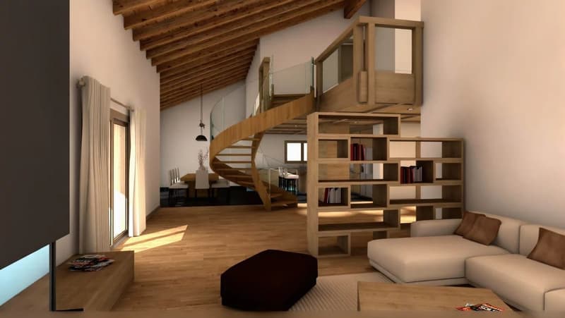 Duplex d'exception au charme alpin (9)