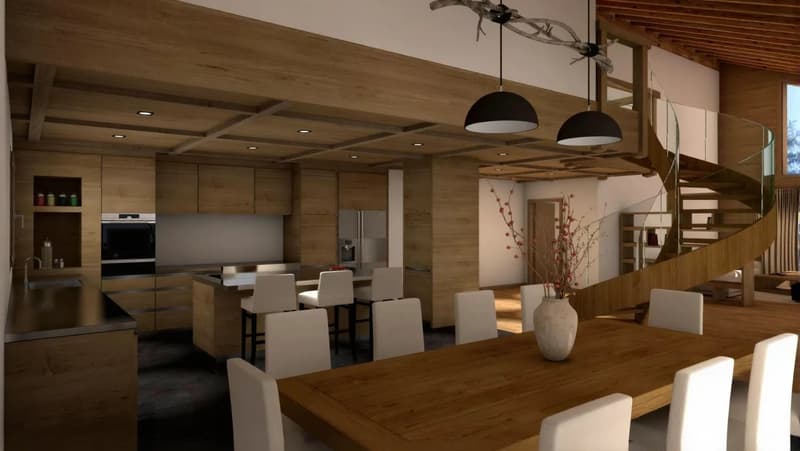 Duplex d'exception au charme alpin (8)