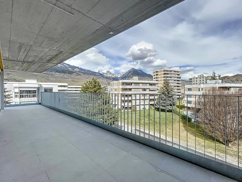 Attique lumineux avec vaste balcon (4)