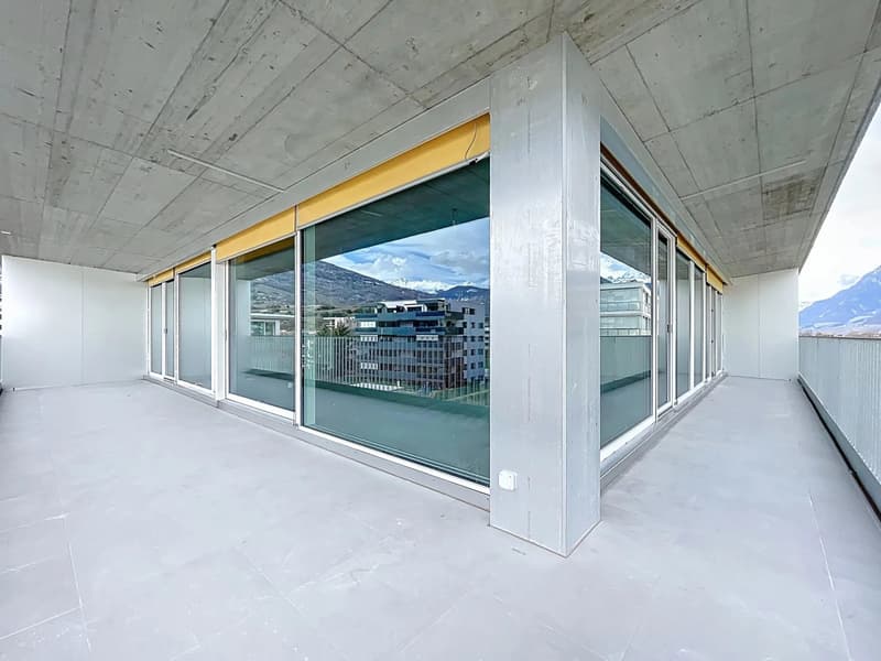 Attique lumineux avec vaste balcon (3)