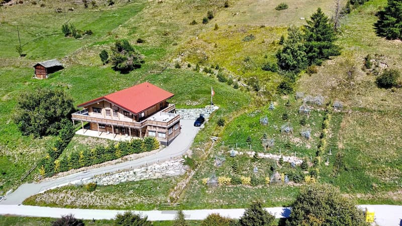 Chalet d'exception au coeur des Alpes valaisannes (13)