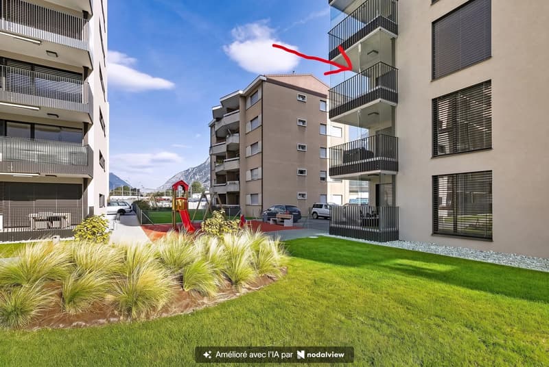 Élégant 3.5 pièces avec loggia à deux pas de la gare (8)