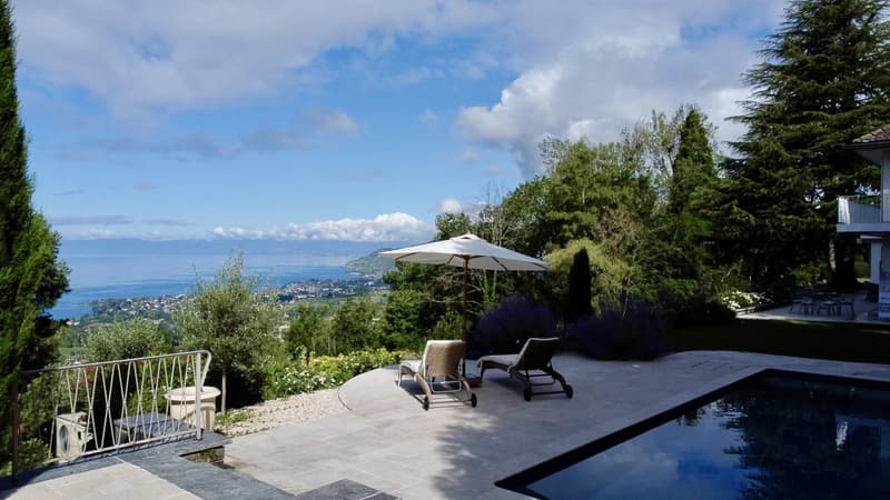 Magnifique villa individuelle avec vue sur le Lac Léman ! (2)