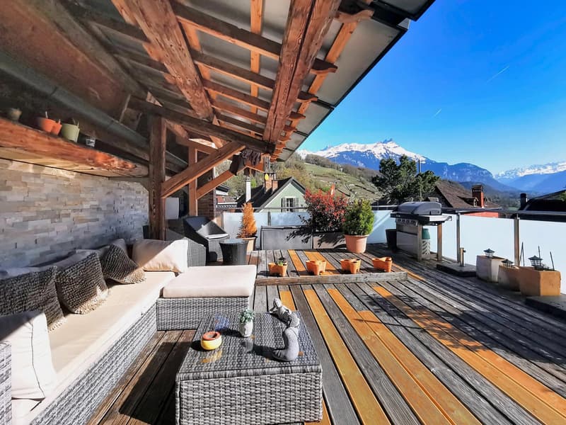 Charmant duplex avec vue sur les Dents du Midi ! (2)