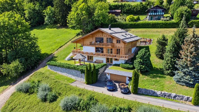 Chalet d'exception aux portes de Villars-sur-Ollon ! (1)