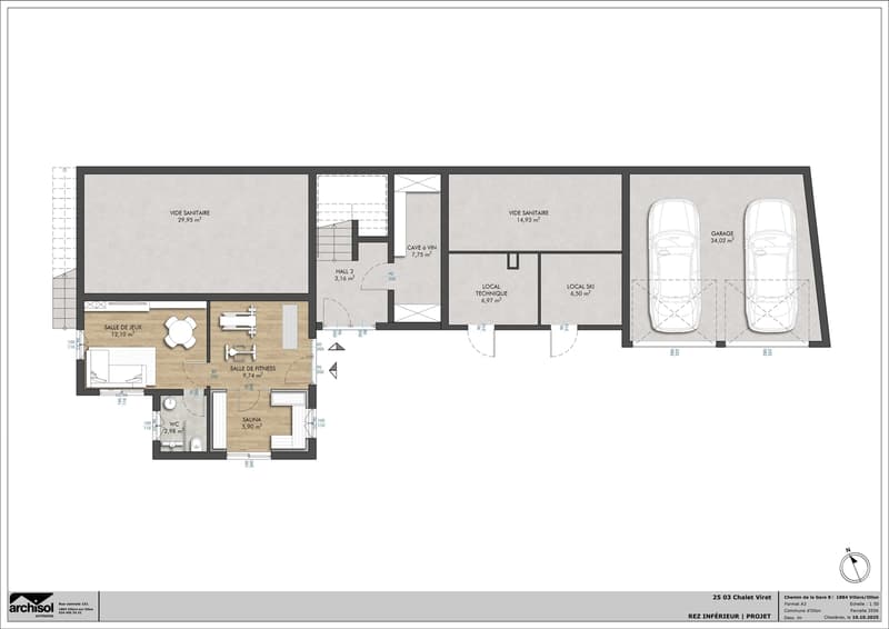 Rez inférieur / Lower ground floor