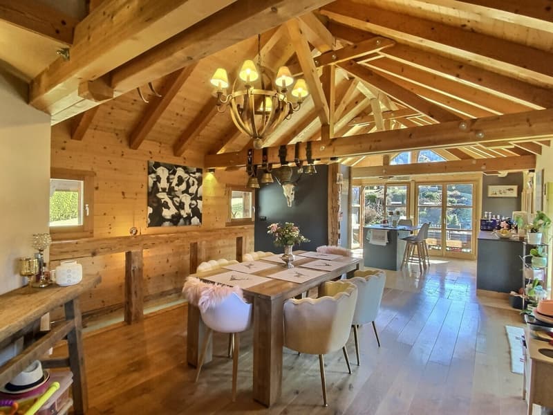 Un chalet luxueux en montagne à vendre à Villars-sur-Ollon. (1)