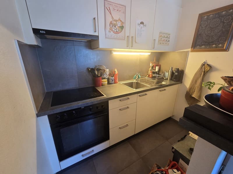 Spacieux studio dans immeuble avec piscine dans un cadre verdoyant (6)