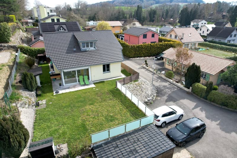Magnifique villa individuelle au calme absolu avec géothermie à Domdidier (5)