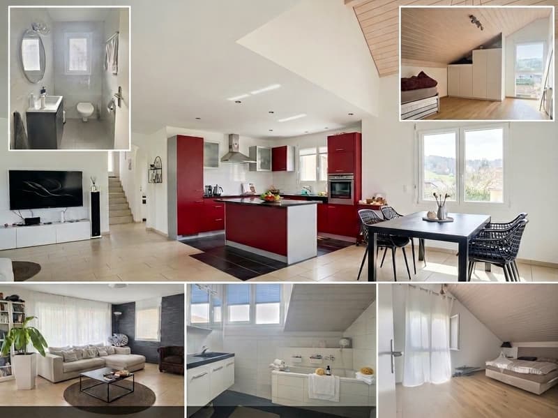 Magnifique villa individuelle au calme absolu avec géothermie à Domdidier (2)