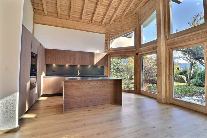 Chalet totalement rénové avec joli jardin arborisé (2)