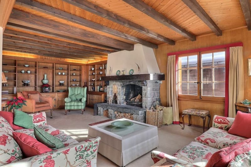 Chalet de 3 étages au Domaine de la résidence avec vue panoramique sur les Alpes. (5)