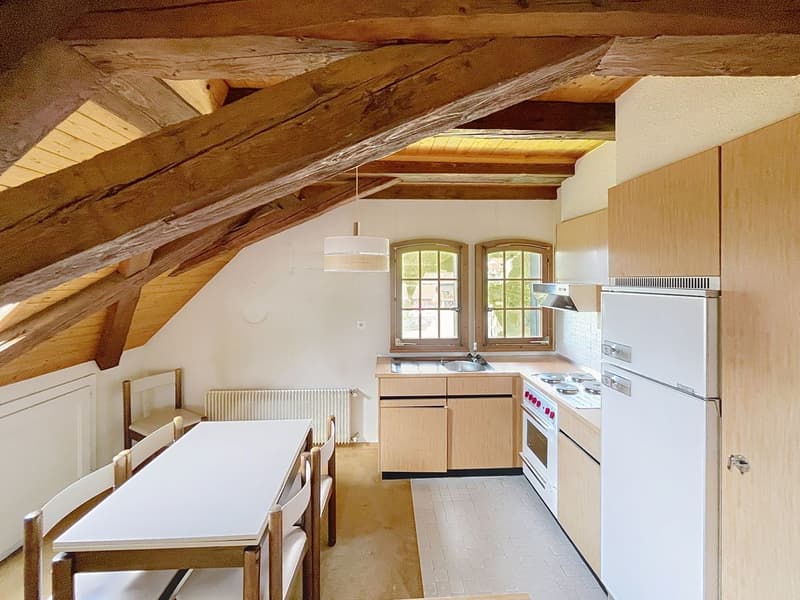 Appartement de 2 pces combles : Cuisine