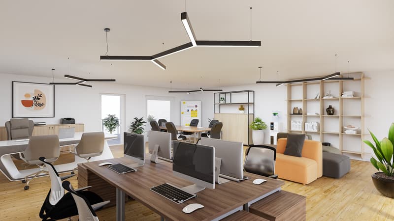 Bureaux avec vitrine au coeur d'un nouveau quartier attractif (1)