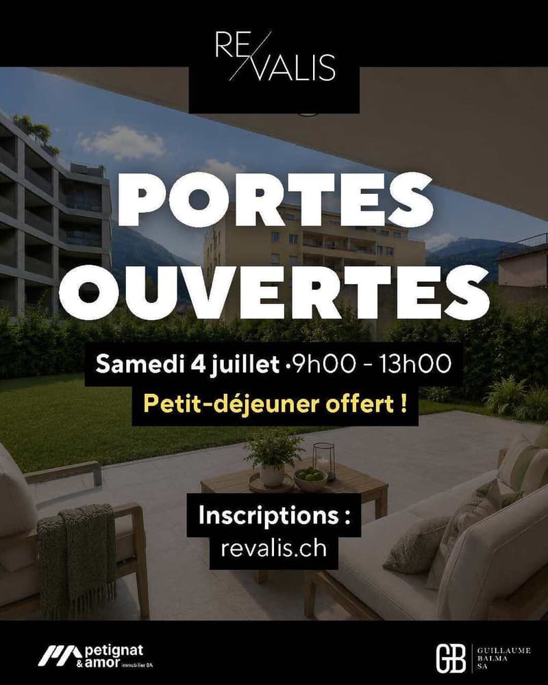 3,5 pièces duplex neuf au centre de Sierre - spacieux et urbain (2)