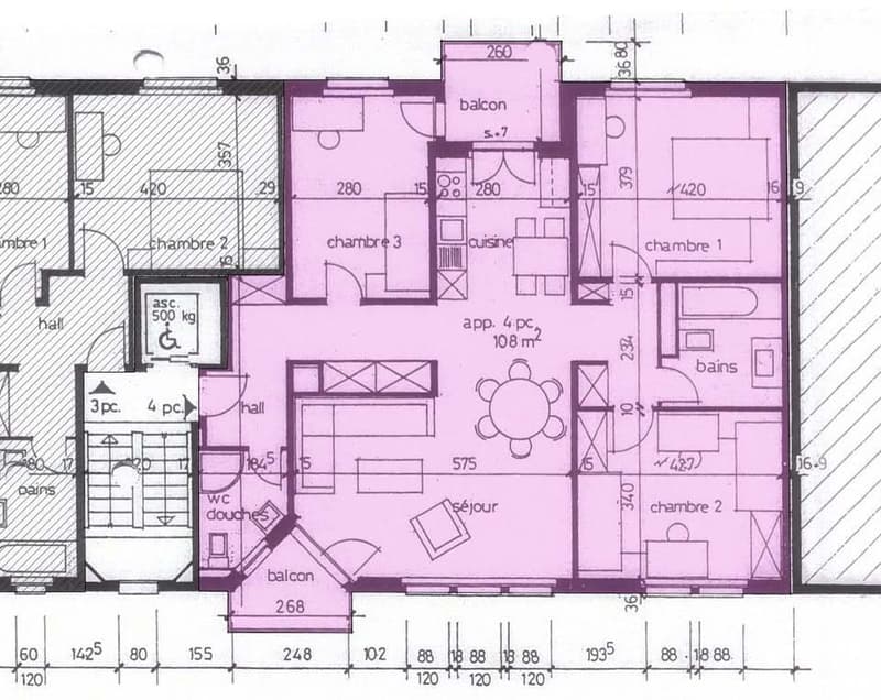 Appartement très lumineux de 4.5 pièces au coeur de la ville (6)