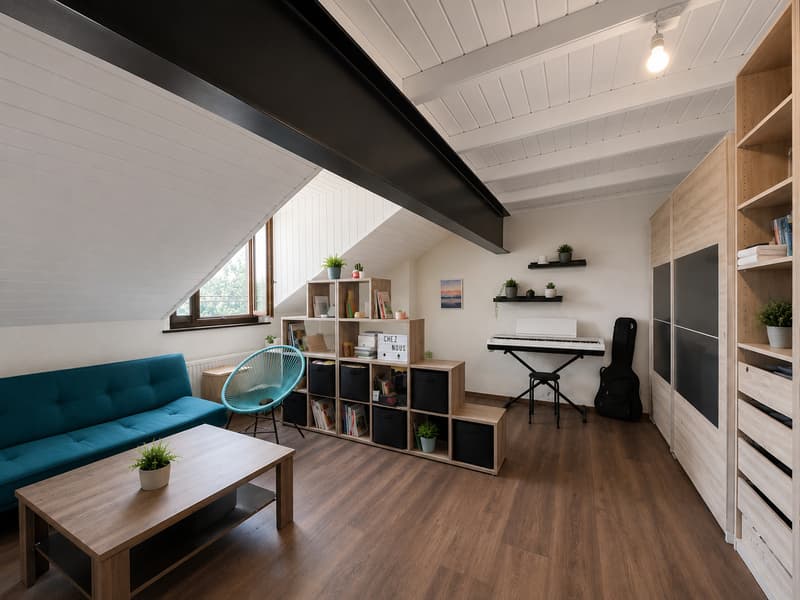 Joli studio mansardé (1)