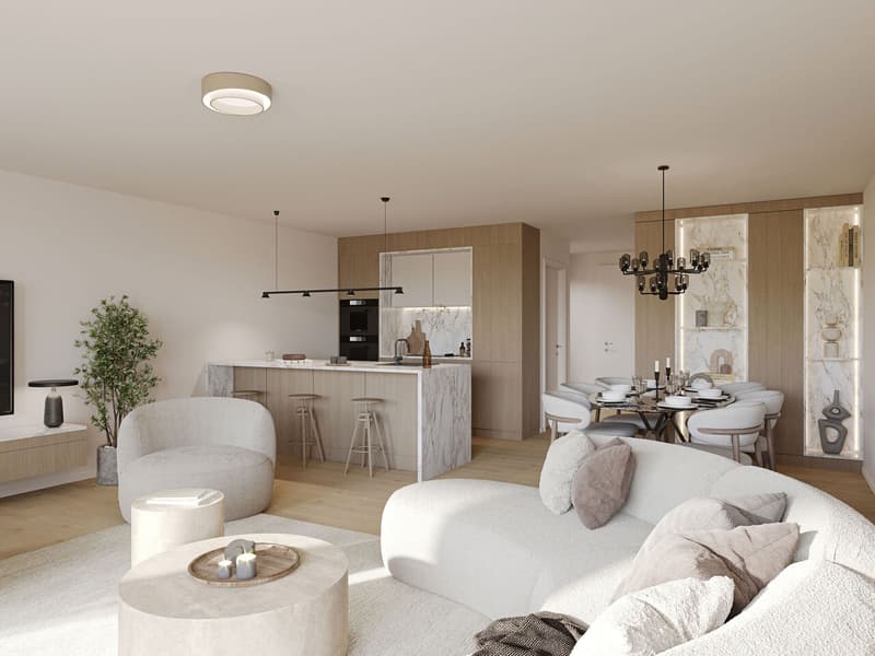 3,5 pièces duplex neuf au centre de Sierre - spacieux et urbain (4)