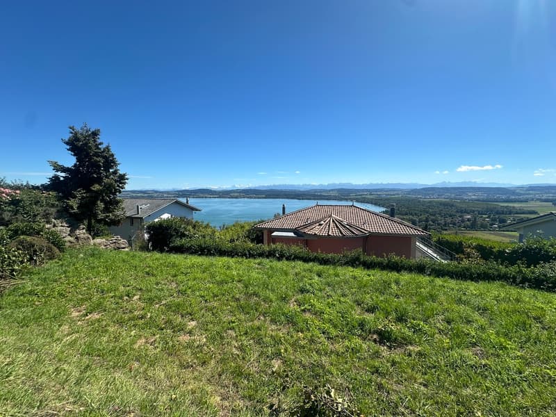 Villa sur plan avec incroyable vue sur le Lac de Morat et les Alpes (10)