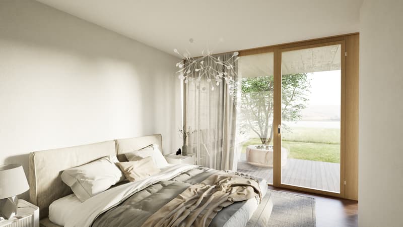 Villa sur plan avec incroyable vue sur le Lac de Morat et les Alpes (5)
