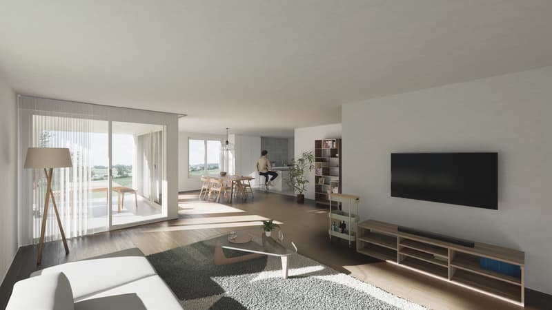 Villas Althéa - Nouvelle promotion à Courtepin de 4 villas continguës (3)