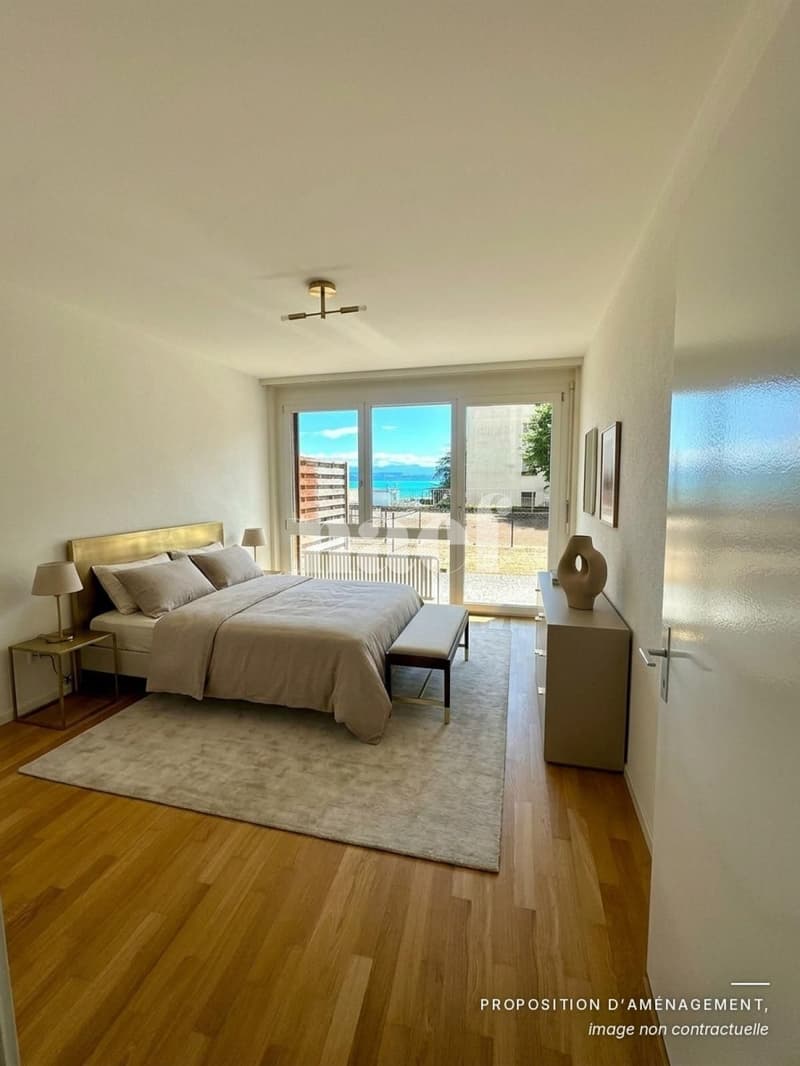Appartement de 2 pièces avec terrasse et vue sur le lac (3)