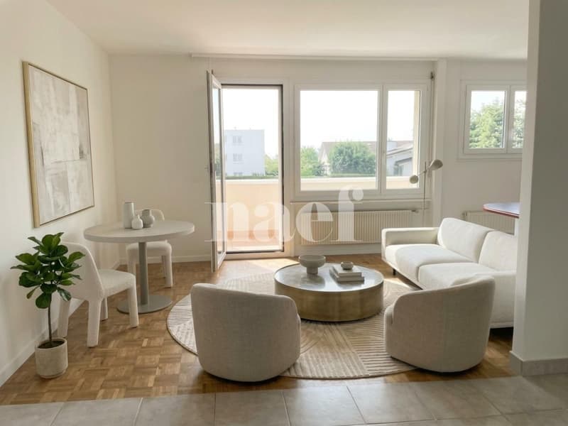Joli appartement situé dans un quartier calme et verdoyant avec vue sur le lac. (5)