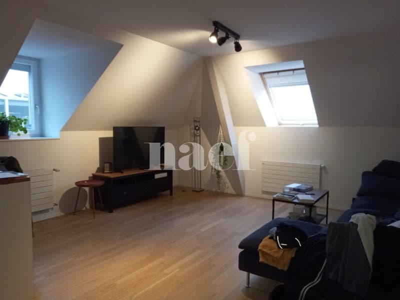 Appartement de 2 pièces au dernier étage - proche Maladière à Neuchâtel (4)