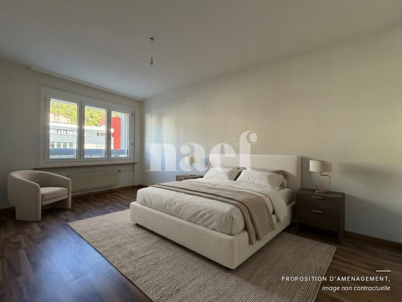 Très beau studio au Locle (1)