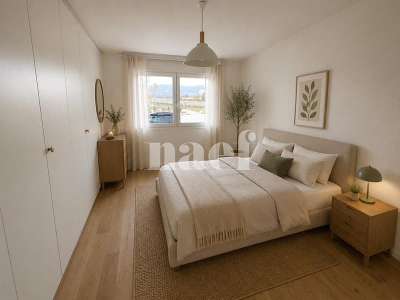 Au centre du village - Bel appartement de 3 pièces au 1er étage avec grand balcon (3)