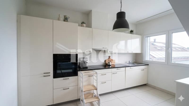 Au centre de Founex - bel appartement de 3 pièces d'env. 82m2 dans les combles (1)