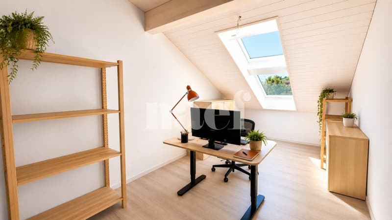 Bel appartement de 4 pièces dans les combles avec grand balcon et vue lac (5)
