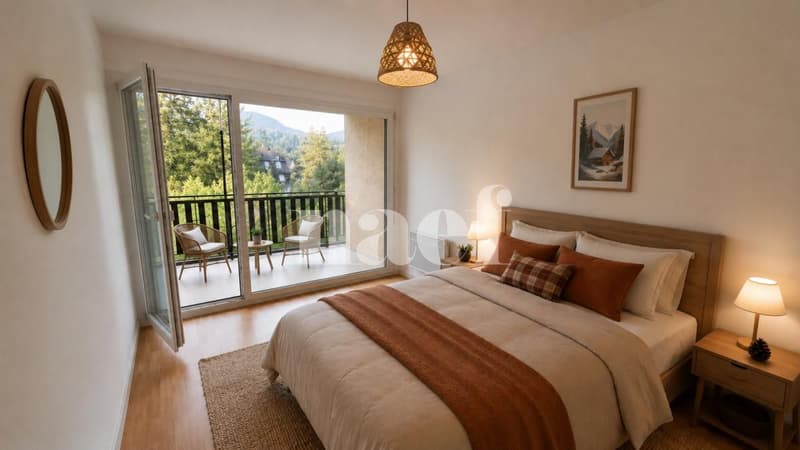 Appartement de 4 pièces au 1er étage avec 2 balcons (4)
