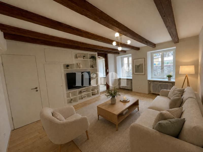 Charmante maison de village de 4 pièces + 2 salles de jeux chauffée en annexes (3)