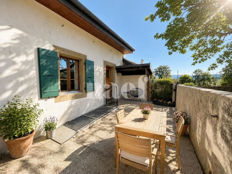 Charmante maison de village de 4 pièces + 2 salles de jeux chauffée en annexes (1)