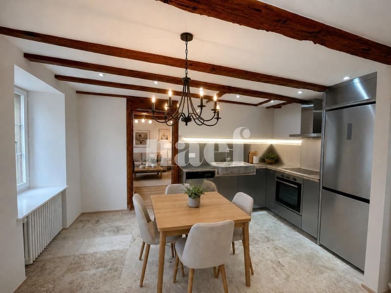 Charmante maison de village de 4 pièces + 2 salles de jeux chauffée en annexes (2)