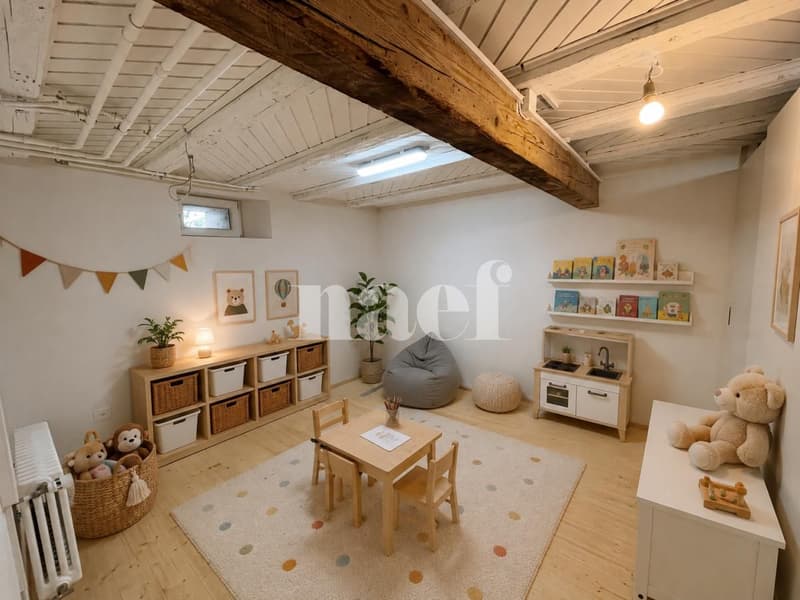 Charmante maison de village de 4 pièces + 2 salles de jeux chauffée en annexes (7)