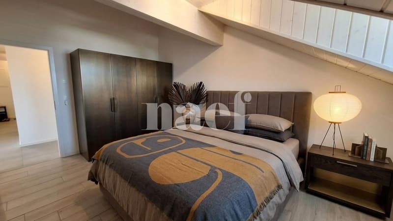 Bel appartement de 4 pièces dans les combles avec grand balcon et vue lac (4)